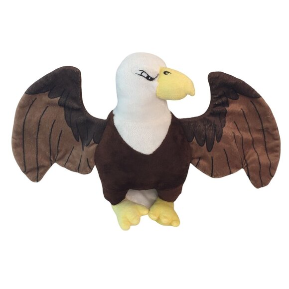 Kellytoy American Bald Eagle Plush 12x19" Stuffed Animal Toy 2016 - Picture 1 of 5